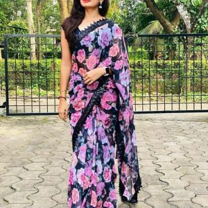 Lovable Multi Color Stunning Saree