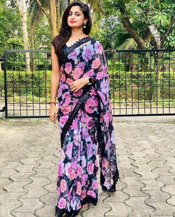 Lovable Multi Color Stunning Saree
