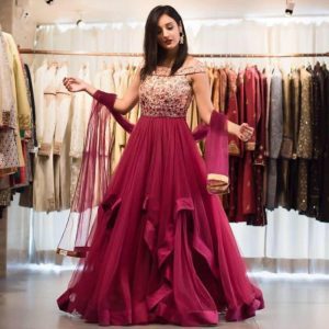 Charming Color Full Gown