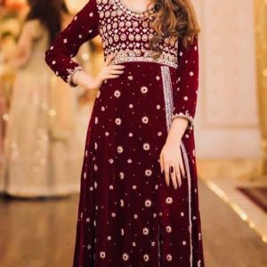 All functional Viscos Velvet Embroidery Work Salwar Suit