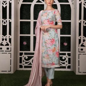 All functional Color Party Wear Printed Kurti Plazo
