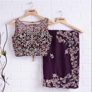 NAKKASHI Embroidered Work Silk Saree