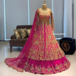 All functional Pink Lehenga With Top