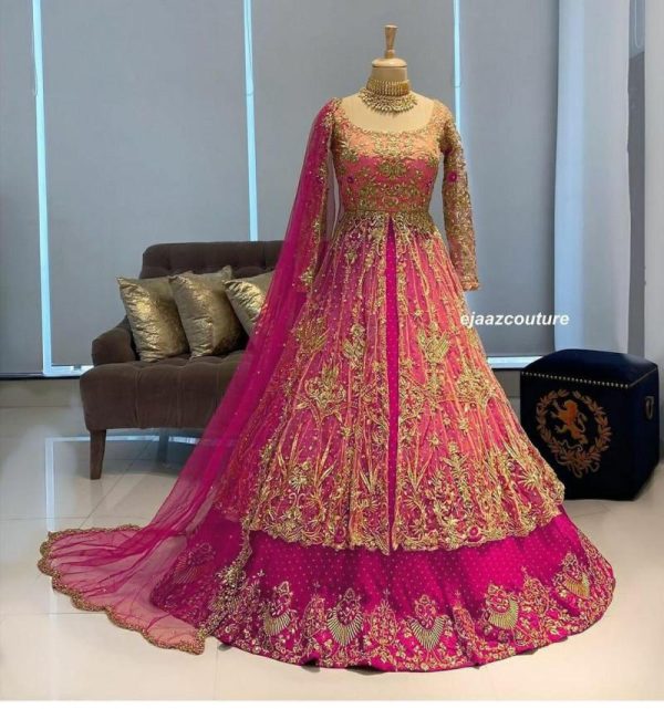 All functional Pink Lehenga With Top