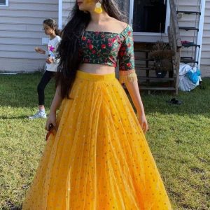 Sophisticated Haldi Function incredible Sophisticated Yellow Lehenga Choli