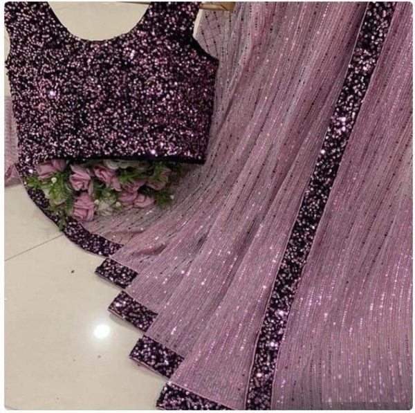Stunning Wine Colour Saree