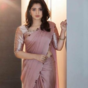 glory Pink Color Saree