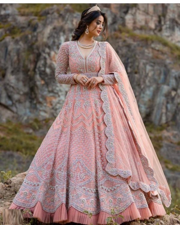 All functional Wear Gorgeous Light Pink Gown