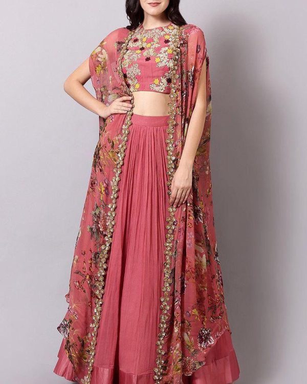 Fashion Design Amazing Gajari Color Lehenga Choli
