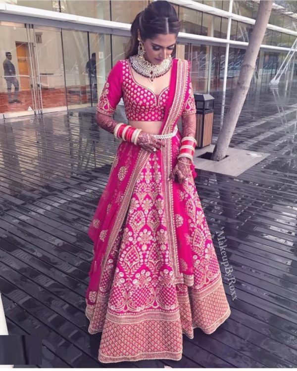 Pleasance Royal Pink Colour Casual Lehenga Choli With Net Dupatta