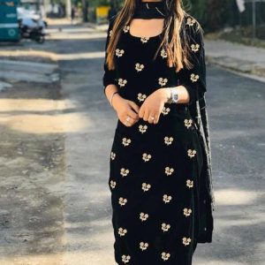 Beautiful Black Color Salwar Suit
