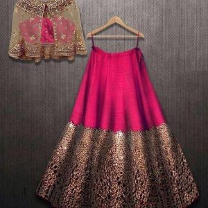 Graceful Pink Colour Casual Lehenga Choli