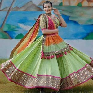 Opulent Soft Butter Silk Mirror Work Lehenga Choli