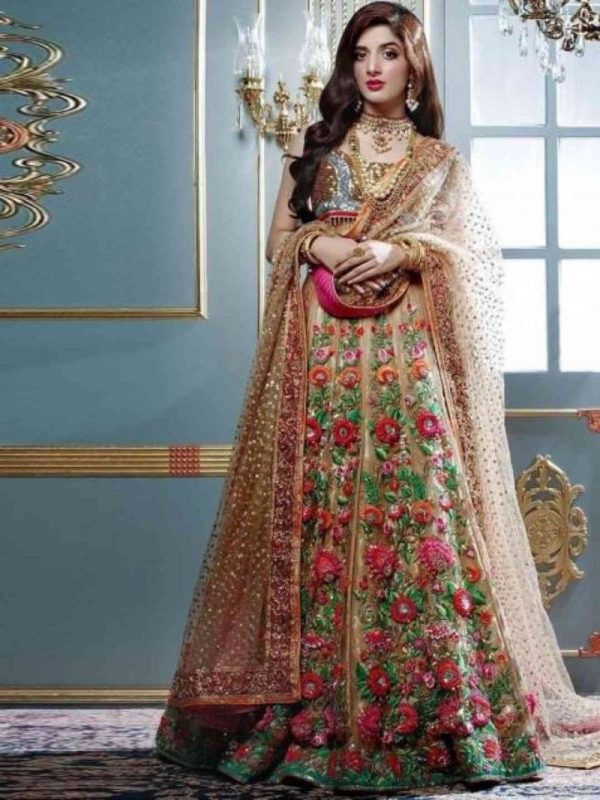 Functional wear Opulent Embroidered Tapeta Silk Lehenga Choli