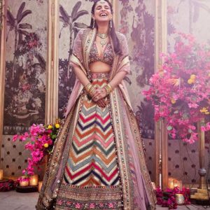extraordinary colourful Colour Colour Sequence Lehenga Choli
