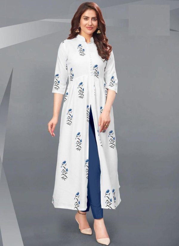 Heavy Crepe Printed Kurti For Women