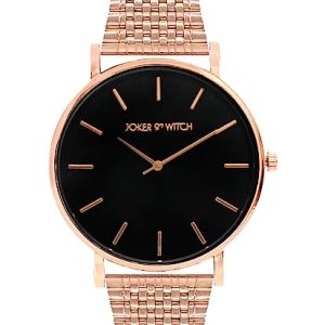 Nebula Black Big Dial Rosegold Analog Watch for Women