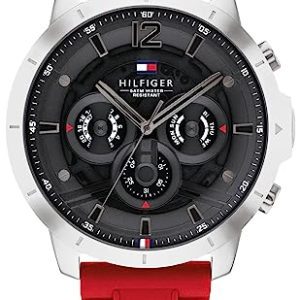 Analog Red Dial Men’s Watch