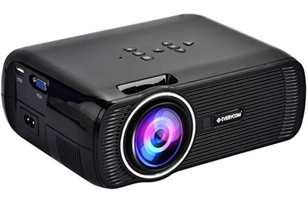 LED Projector 1800 Lumen X7 1080p Support | Large 120-Inch Display Projection Wi