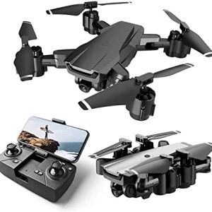 Foldable GPS FPV Drone with 480PHD 4k Camera Live Video for Beginners, RC Quadco