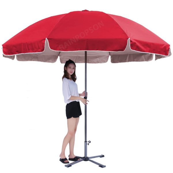 Garden Umbrella Outdoor Big Size 8ft With Stand Patio Garden Umbrella 8ft/48in